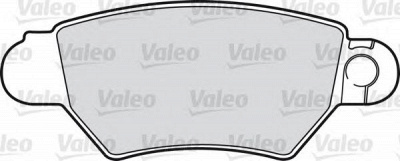 VALEO 598926 -  Комплект тормозных колодок, дисковый тормоз