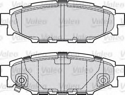 VALEO 598929 -  Комплект тормозных колодок, дисковый тормоз