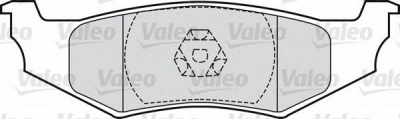 VALEO 598965 -  Комплект тормозных колодок, дисковый тормоз