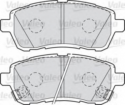 VALEO 598999 -  Комплект тормозных колодок, дисковый тормоз
