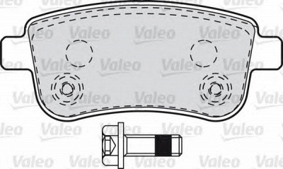 VALEO 601000 -  Комплект тормозных колодок, дисковый тормоз