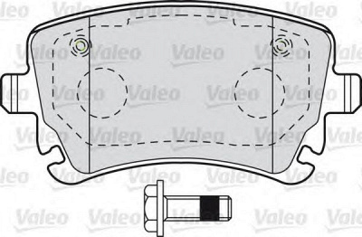 VALEO 601004 -  Комплект тормозных колодок, дисковый тормоз