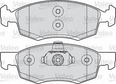 VALEO 601017 -  Комплект тормозных колодок, дисковый тормоз