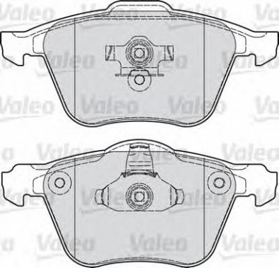 VALEO 601030 -  Комплект тормозных колодок, дисковый тормоз