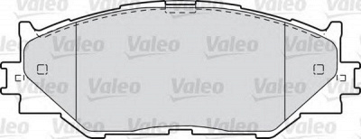 VALEO 601035 -  Комплект тормозных колодок, дисковый тормоз