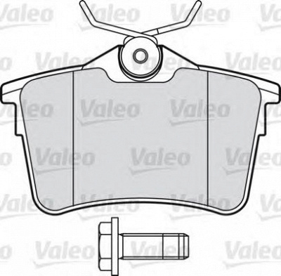VALEO 601042 -  Комплект тормозных колодок, дисковый тормоз