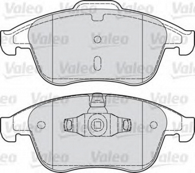 VALEO 601050 -  Комплект тормозных колодок, дисковый тормоз