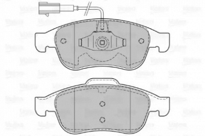 VALEO 601068 -  Комплект тормозных колодок, дисковый тормоз