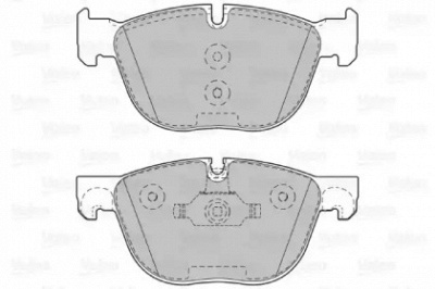 VALEO 601130 -  Комплект тормозных колодок, дисковый тормоз