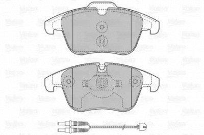 VALEO 601147 -  Комплект тормозных колодок, дисковый тормоз