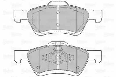 VALEO 601295 -  Комплект тормозных колодок, дисковый тормоз