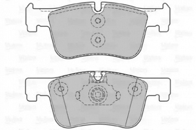 VALEO 601310 -  Комплект тормозных колодок, дисковый тормоз