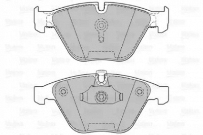 VALEO 601357 -  Комплект тормозных колодок, дисковый тормоз