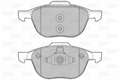 VALEO 601367 -  Комплект тормозных колодок, дисковый тормоз