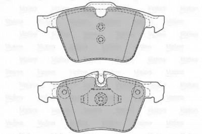 VALEO 601376 -  Комплект тормозных колодок, дисковый тормоз