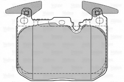VALEO 601391 -  Комплект тормозных колодок, дисковый тормоз