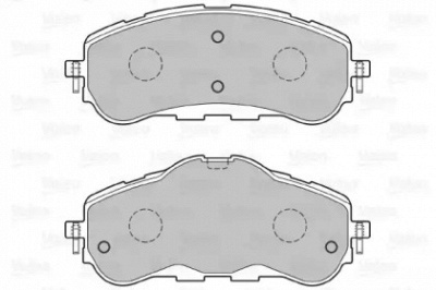 VALEO 601394 -  Комплект тормозных колодок, дисковый тормоз