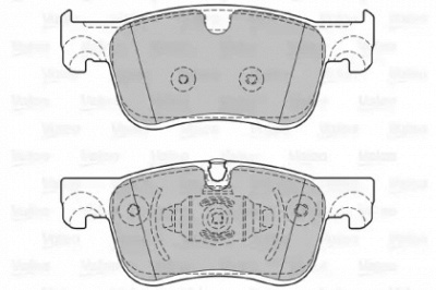 VALEO 601410 -  Комплект тормозных колодок, дисковый тормоз
