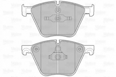 VALEO 601413 -  Комплект тормозных колодок, дисковый тормоз