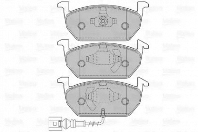 VALEO 601426 -  Комплект тормозных колодок, дисковый тормоз