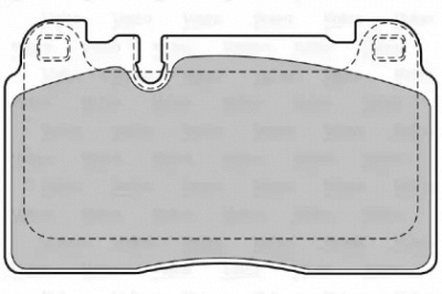 VALEO 601467 -  Комплект тормозных колодок, дисковый тормоз