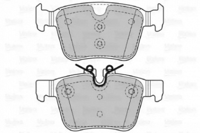 VALEO 601473 -  Комплект тормозных колодок, дисковый тормоз