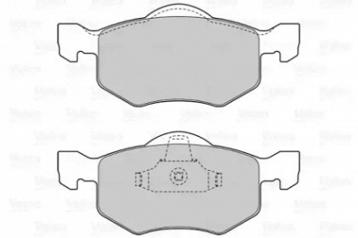 VALEO 601518 -  Колодки тормозные дисковые передние, комплект
