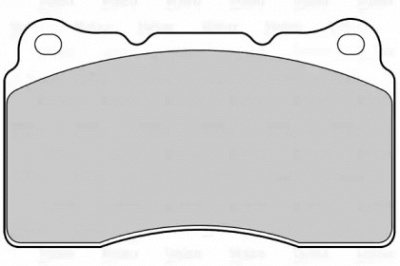 VALEO 601519 -  Комплект тормозных колодок, дисковый тормоз
