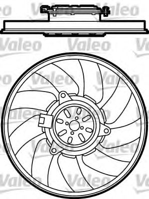 VALEO 696026 -  Вентилятор, охлаждение двигателя