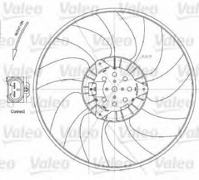 VALEO 696028 -  Вентилятор, охлаждение двигателя