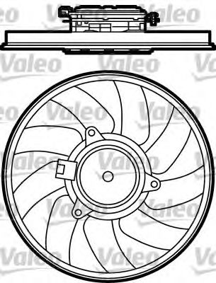 VALEO 696030 -  Вентилятор, охлаждение двигателя