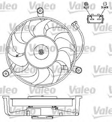 VALEO 696043 -  Вентилятор, охлаждение двигателя