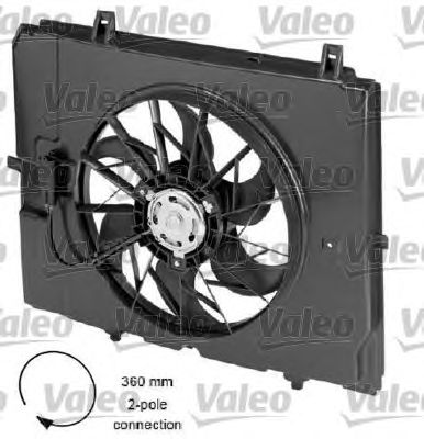 VALEO 696052 -  Электродвигатель, вентилятор радиатора