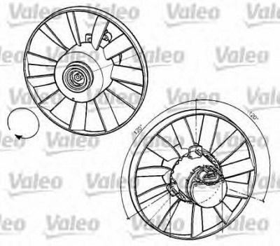 VALEO 696059 -  Вентилятор, охлаждение двигателя