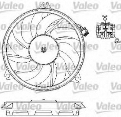 VALEO 696069 -  Вентилятор, охлаждение двигателя