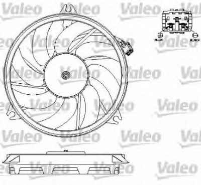 VALEO 696073 -  Вентилятор, охлаждение двигателя