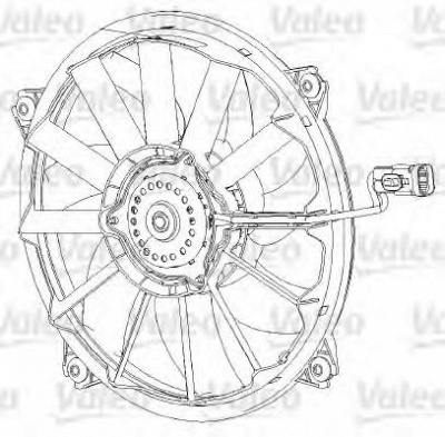 VALEO 696091 -  Вентилятор, охлаждение двигателя