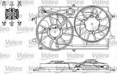 VALEO 696149 -  Электродвигатель, вентилятор радиатора
