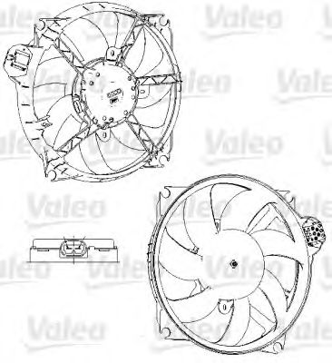 VALEO 696229 -  Вентилятор, охлаждение двигателя