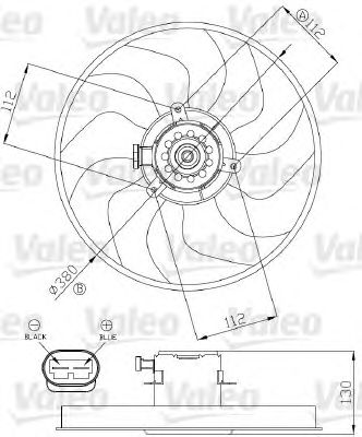 VALEO 696288 -  Вентилятор, охлаждение двигателя