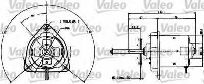 VALEO 698004 -  Электродвигатель, вентилятор радиатора