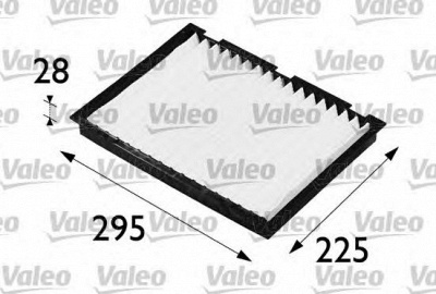 VALEO 698159 -  Фильтр воздуха в салоне