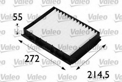VALEO 698160 -  Фильтр воздуха в салоне