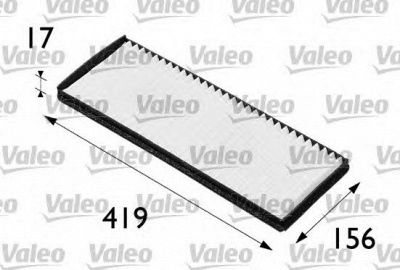 VALEO 698165 -  Фильтр воздуха в салоне