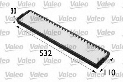 VALEO 698168 -  Фильтр воздуха в салоне