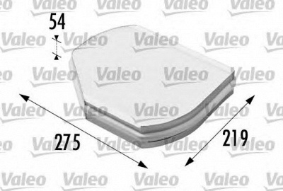 VALEO 698169 -  Фильтр воздуха в салоне