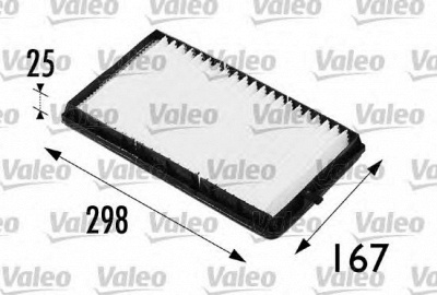 VALEO 698171 -  Фильтр воздуха в салоне