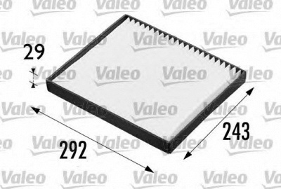 VALEO 698172 -  Фильтр воздуха в салоне