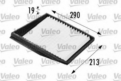 VALEO 698176 -  Фильтр воздуха в салоне
