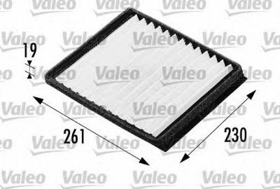 VALEO 698177 -  Фильтр воздуха в салоне